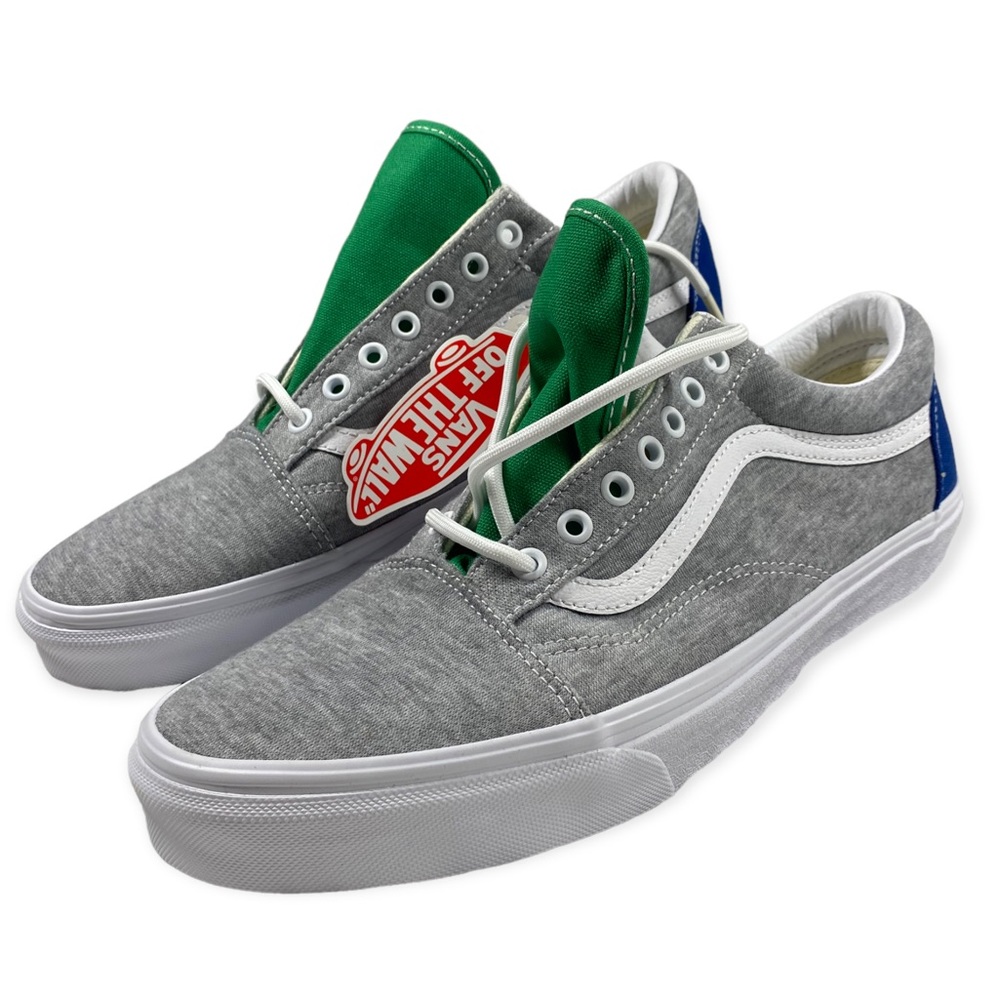VANS Mens Size 12 Old Skool Skate Colorblock Shoes Blue Green  Gray Y2K -New